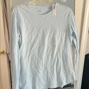 Old Navy Sky Blue Long Sleeve Top